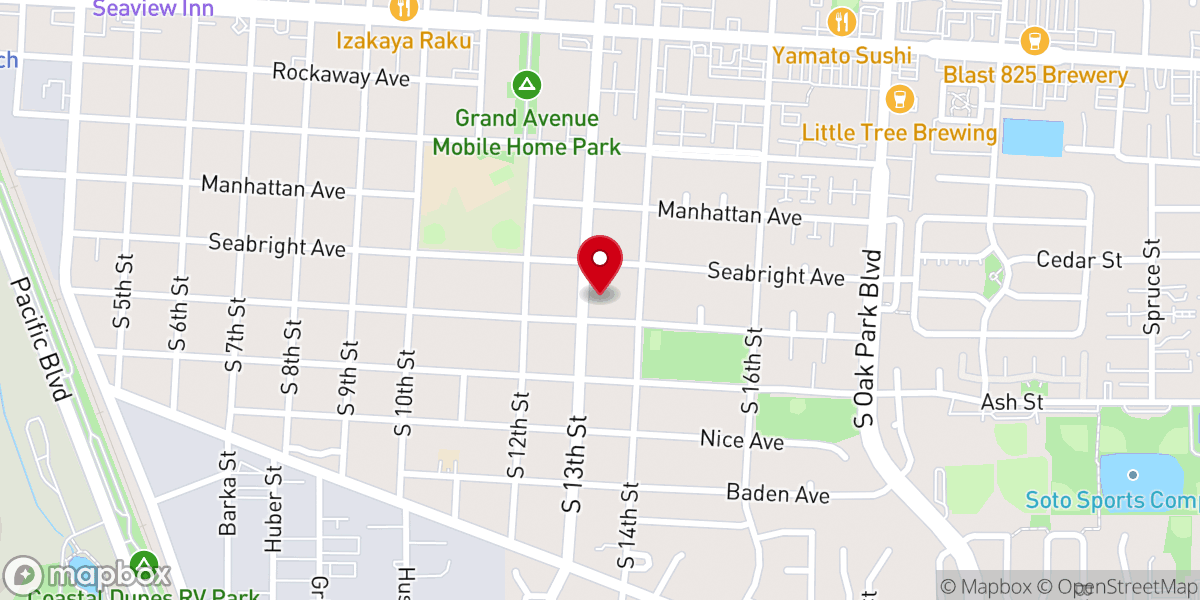 Map showing location of Christ the King Anglican Church