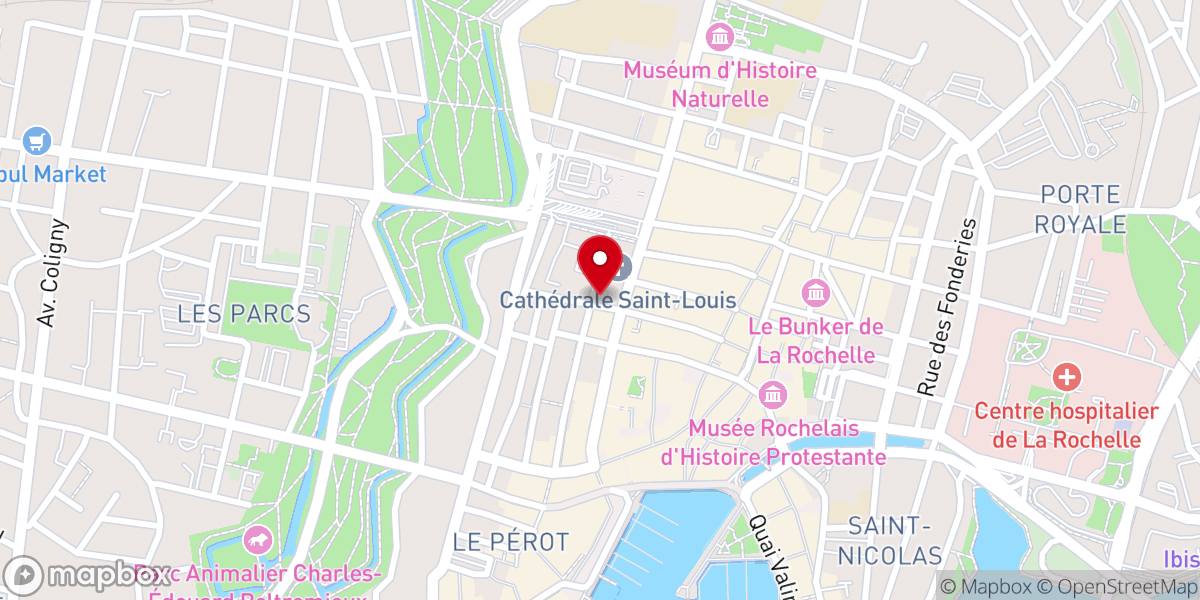 Map showing location of Clocher Saint-Barthélémy