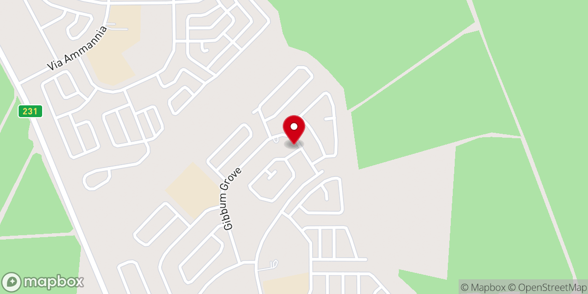 Map showing location of New Life Church