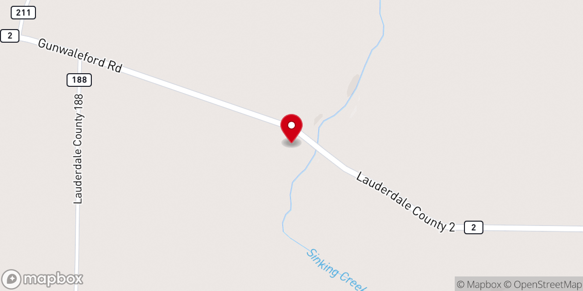 Map showing location of Bethel Lauderdale Missionary Baptist Church