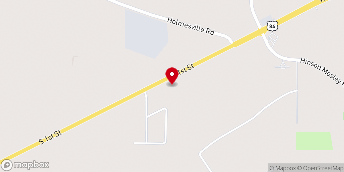 Map showing location of Faith Chapel SCMC