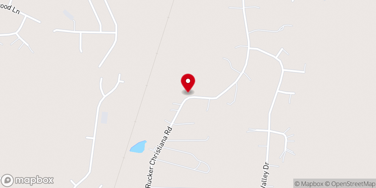 Map showing location of Mt Zion Rucker Missionary Church