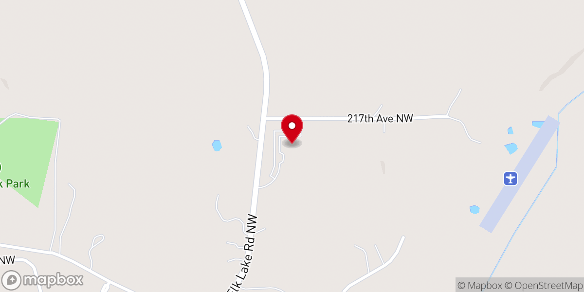 Map showing location of River of Life Evangelical Free Church