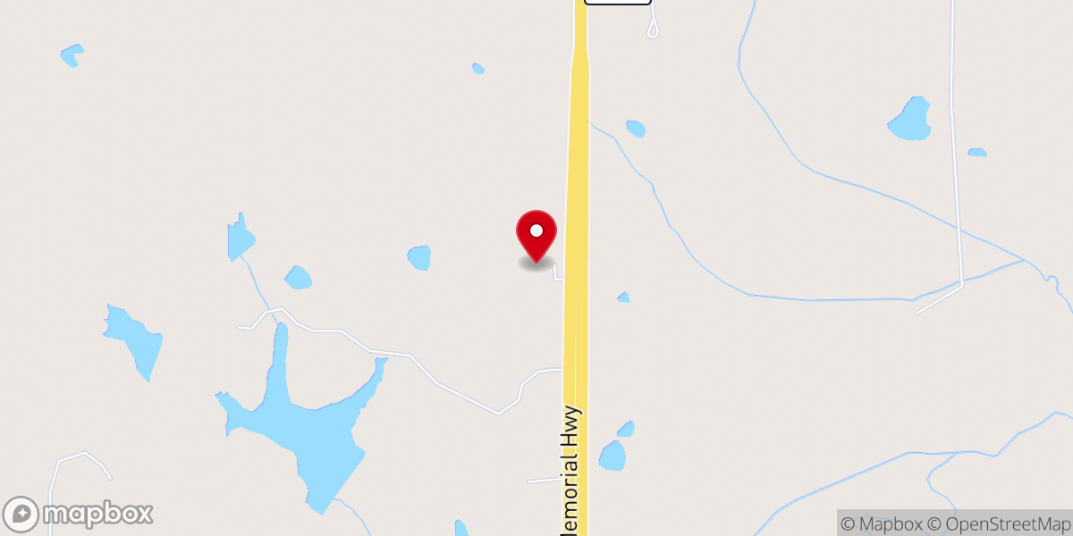 Map showing location of Highway Baptist Church