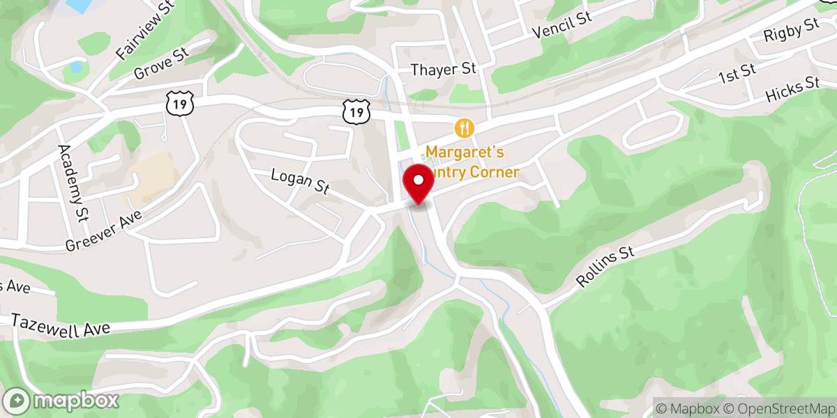 Map showing location of First United Methodist Church