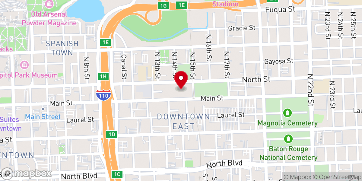 Map showing location of Ministries - St. Pauls Anglican Church