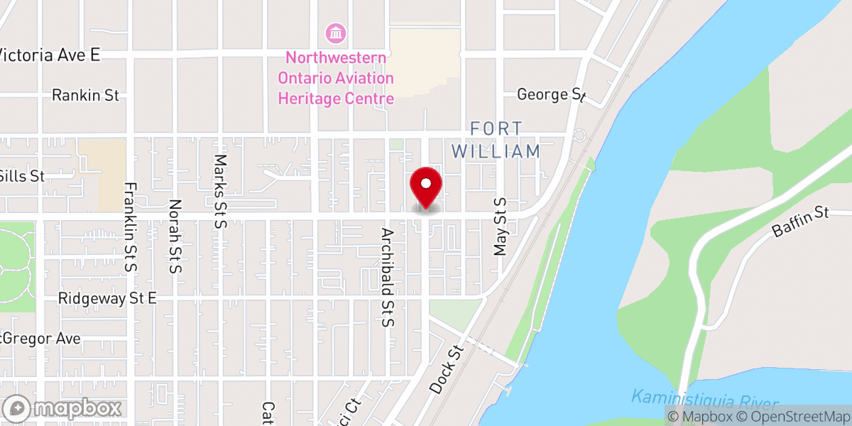 Map showing location of Elim Community Christian Centre