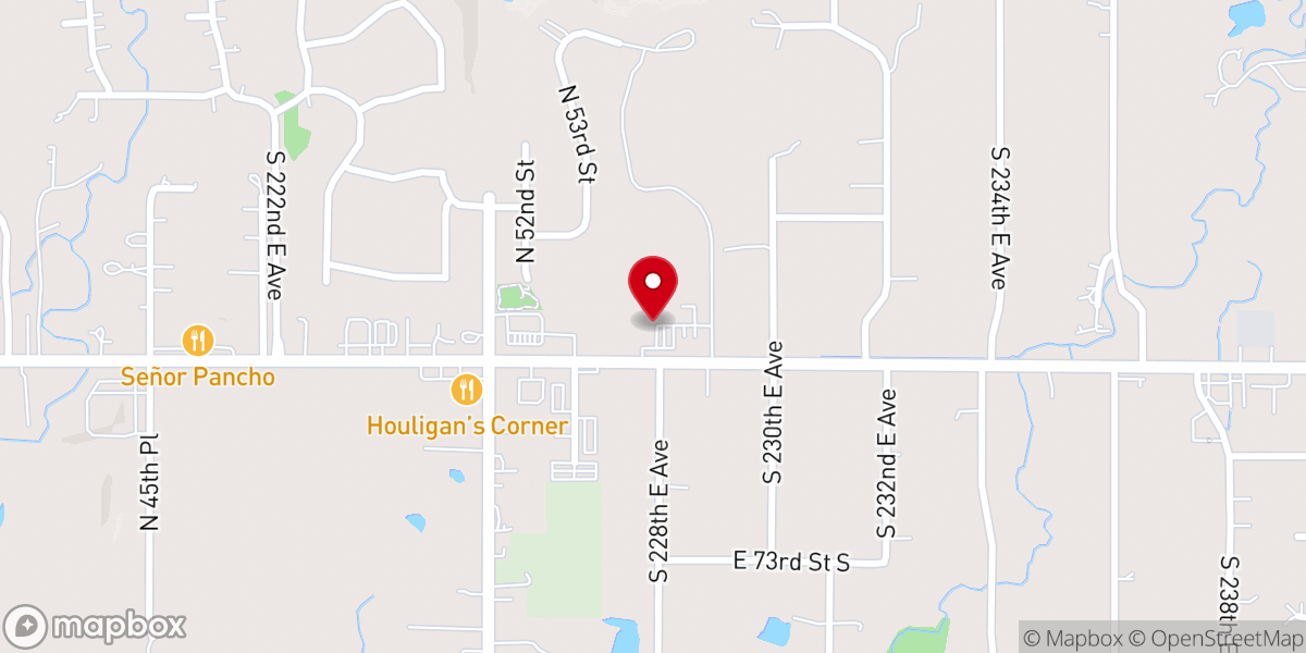 Map showing location of Heritage United Methodist Church