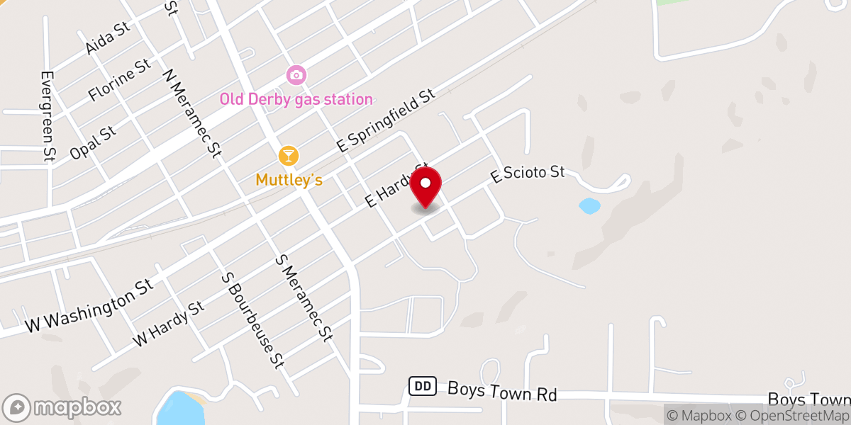 Map showing location of St James Christian Church