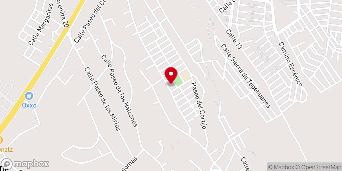 Map showing location of Parroquia de Nuestra Señora de Atocha