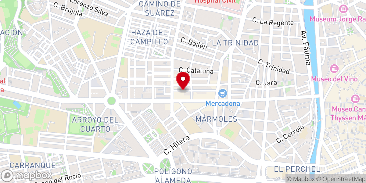 Map showing location of Iglesia Evangélica Jesús Con Nosotros Málaga
