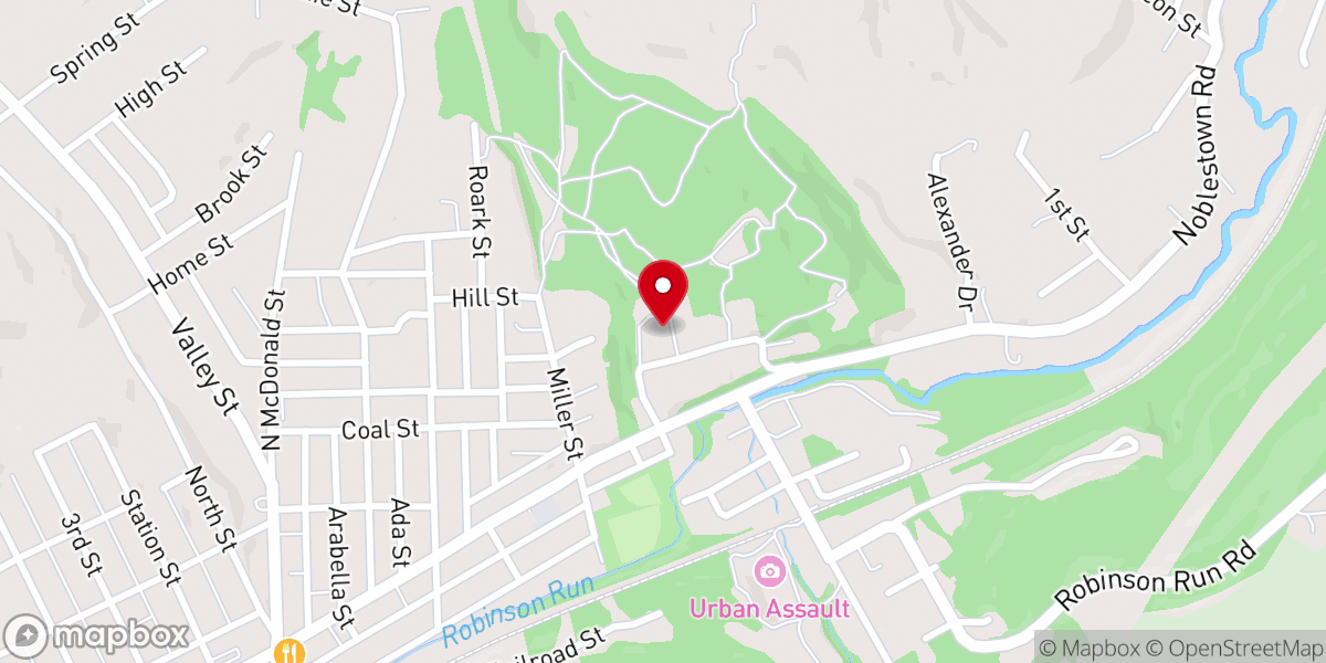 Map showing location of Grace Fellowship of McDonald