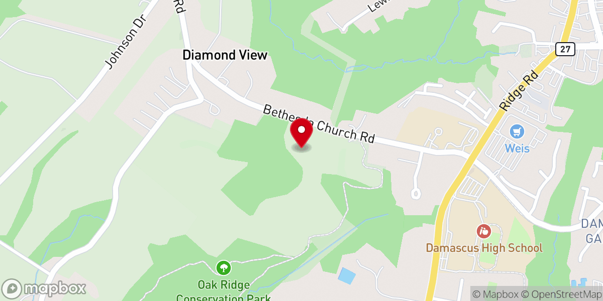 Map showing location of Bride's Faith Revival Missions Church