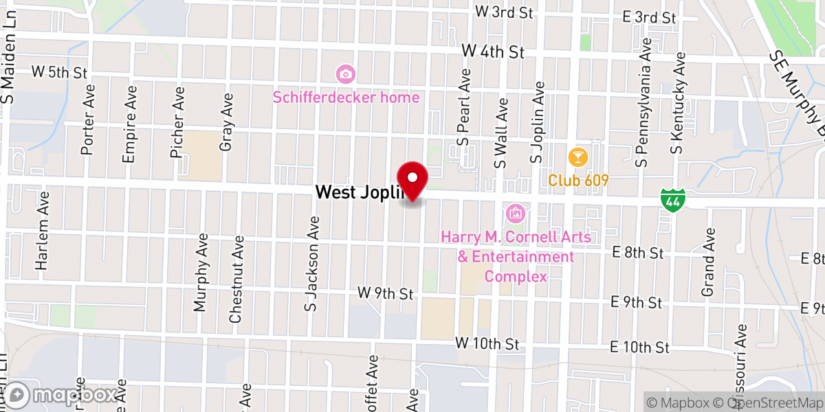 Map showing location of Saint Philip's Episcopal Church