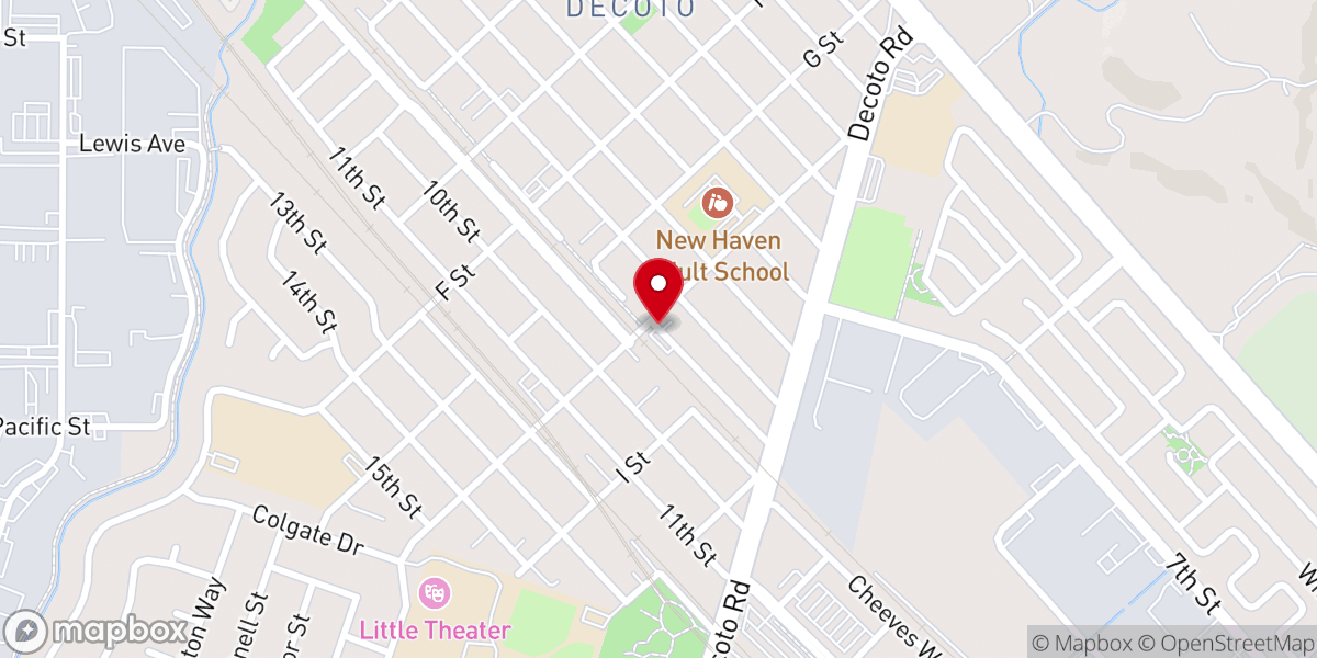 Map showing location of Glorious Bible Church International