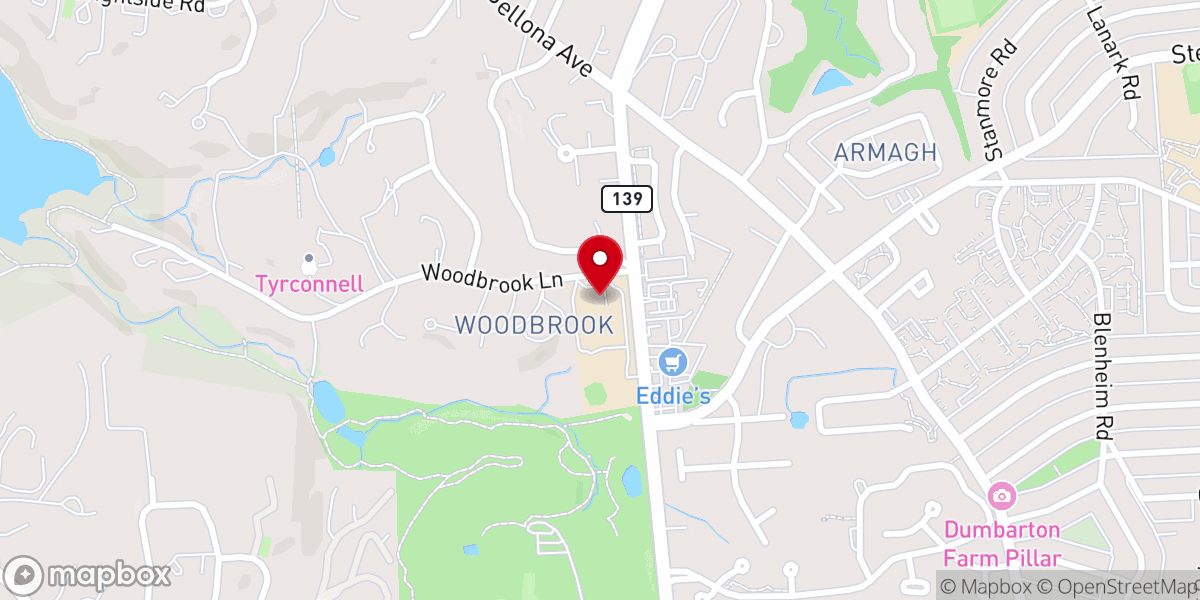 Map showing location of ChurchONE at Woodbrook