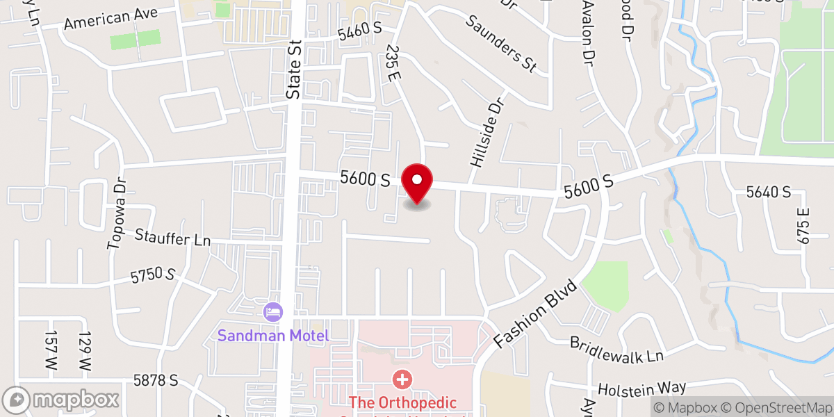 Map showing location of Christ Lutheran Church (LCMS)