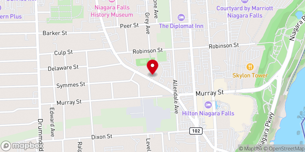 Map showing location of St. Mary's - Nativity of the Holy Mother of God Ukrainian Catholic Church
