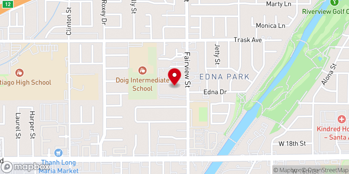 Map showing location of Wintersburg Presbyterian Church