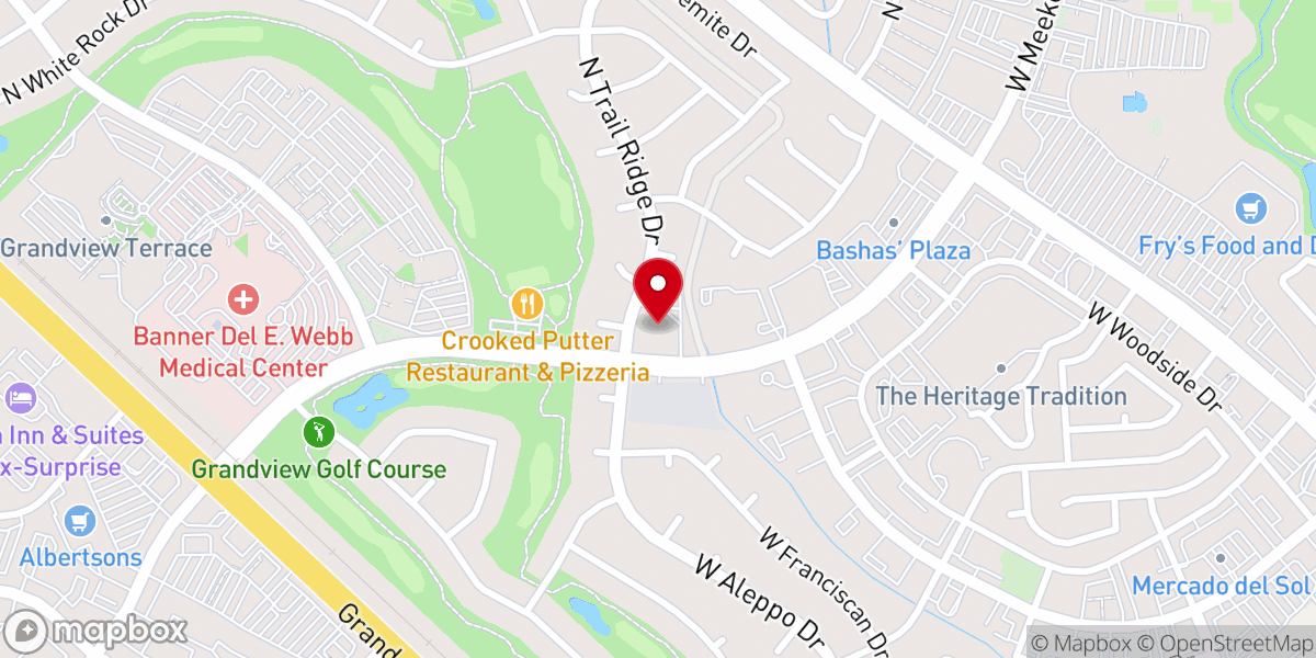Map showing location of First Church of Christ, Scientist
