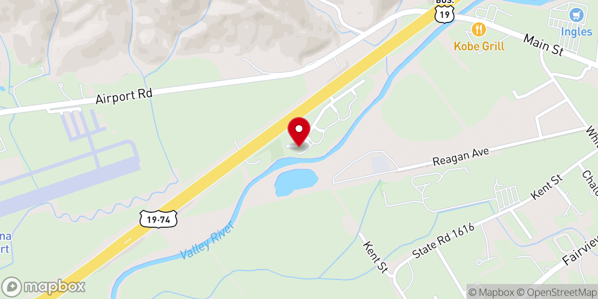 Map showing location of Christ Community church