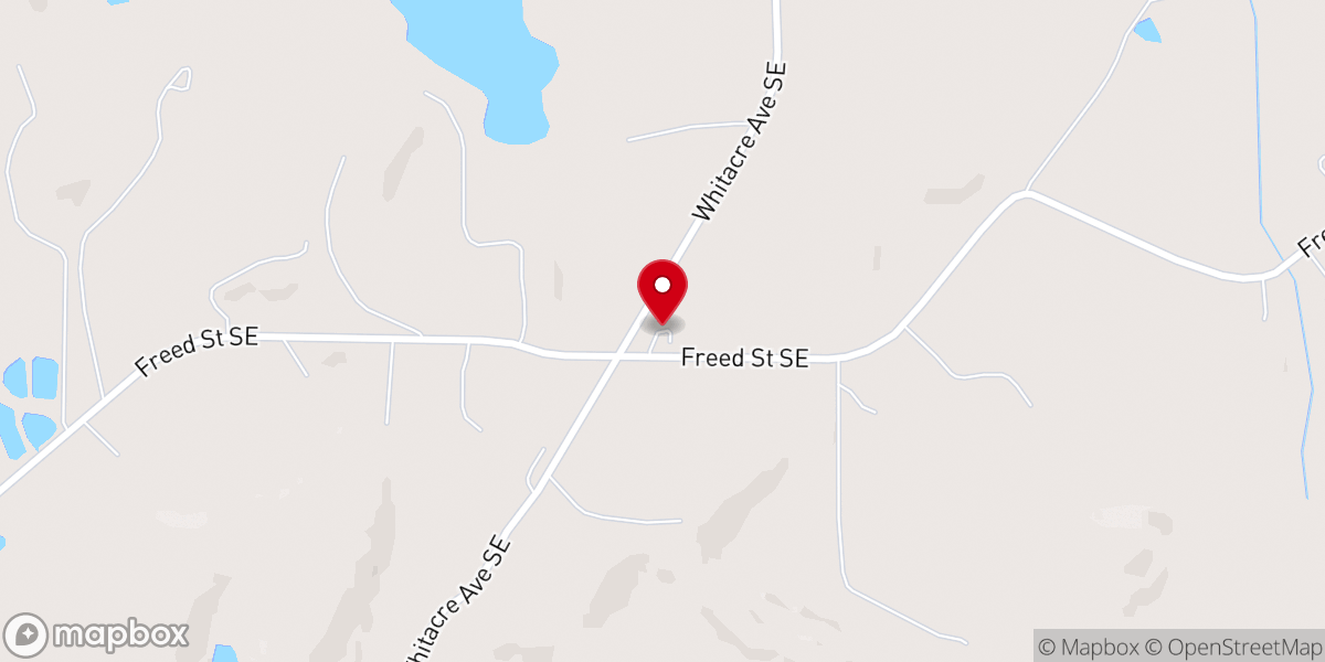 Map showing location of Mt Calvary Methodist Church
