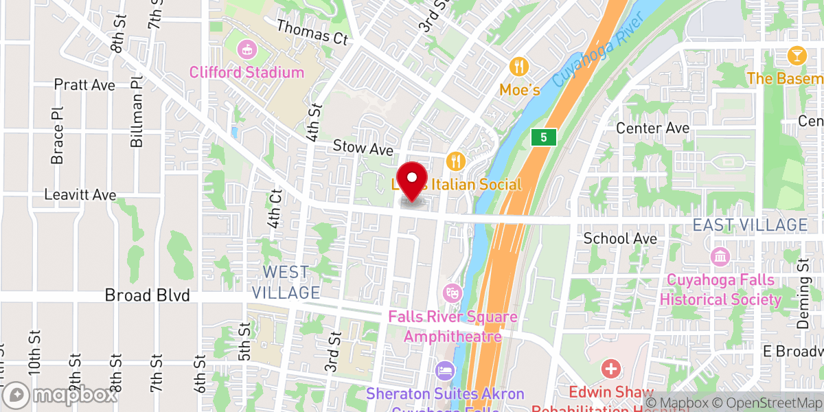 Map showing location of Next Level Church