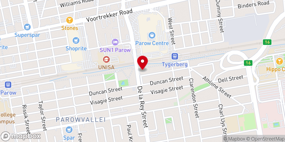 Map showing location of RCCG Victory Tabernacle