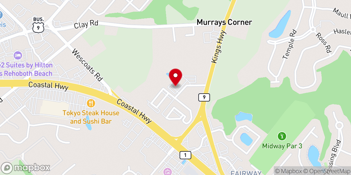 Map showing location of New Covenant Church