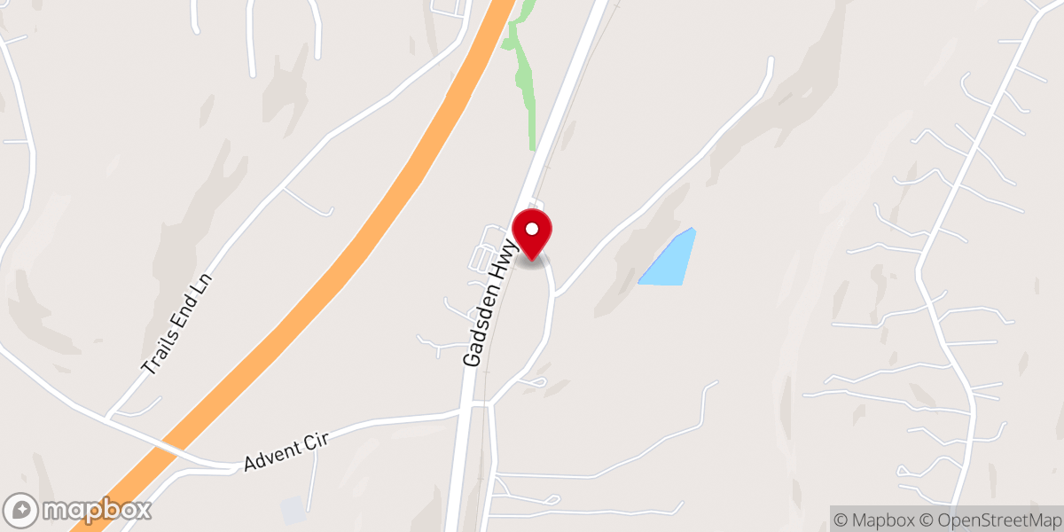 Map showing location of Argo Park church of Christ