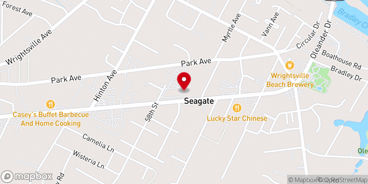 Map showing location of Seagate Community Chapel
