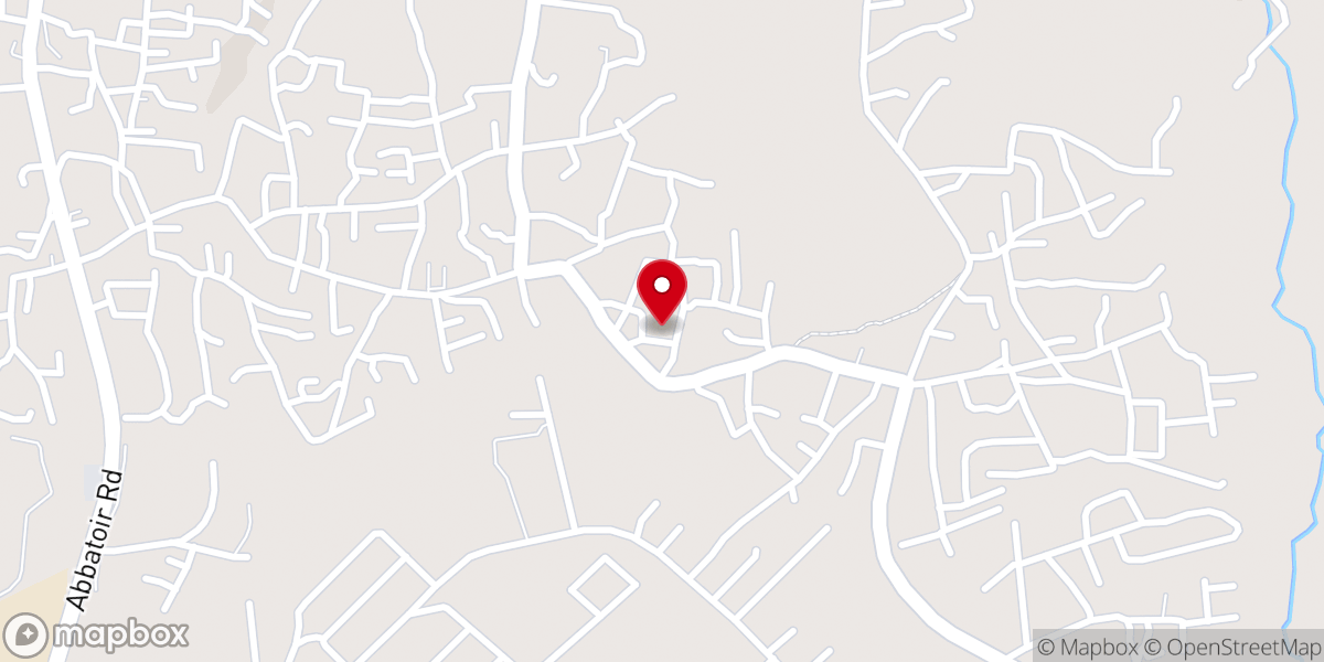 Map showing location of Union Baptist Church Gwarandok