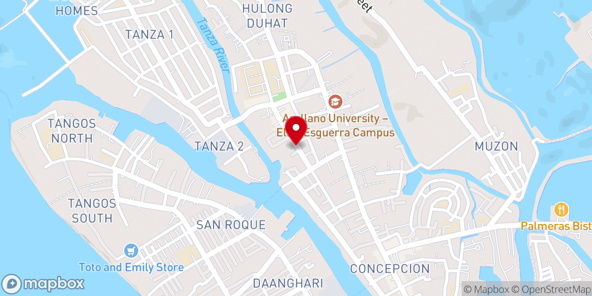 Map showing location of Jesus Is Lord Church Malabon City Chapter