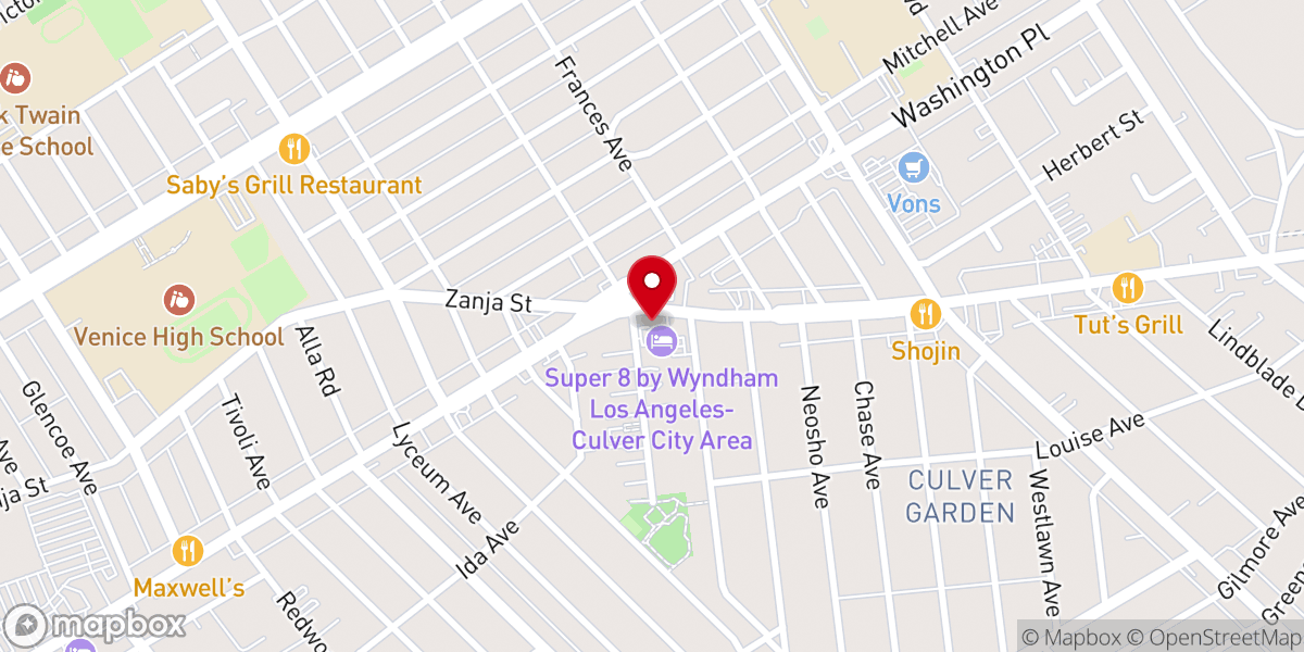 Map showing location of Vintage Faith Foursquare Church