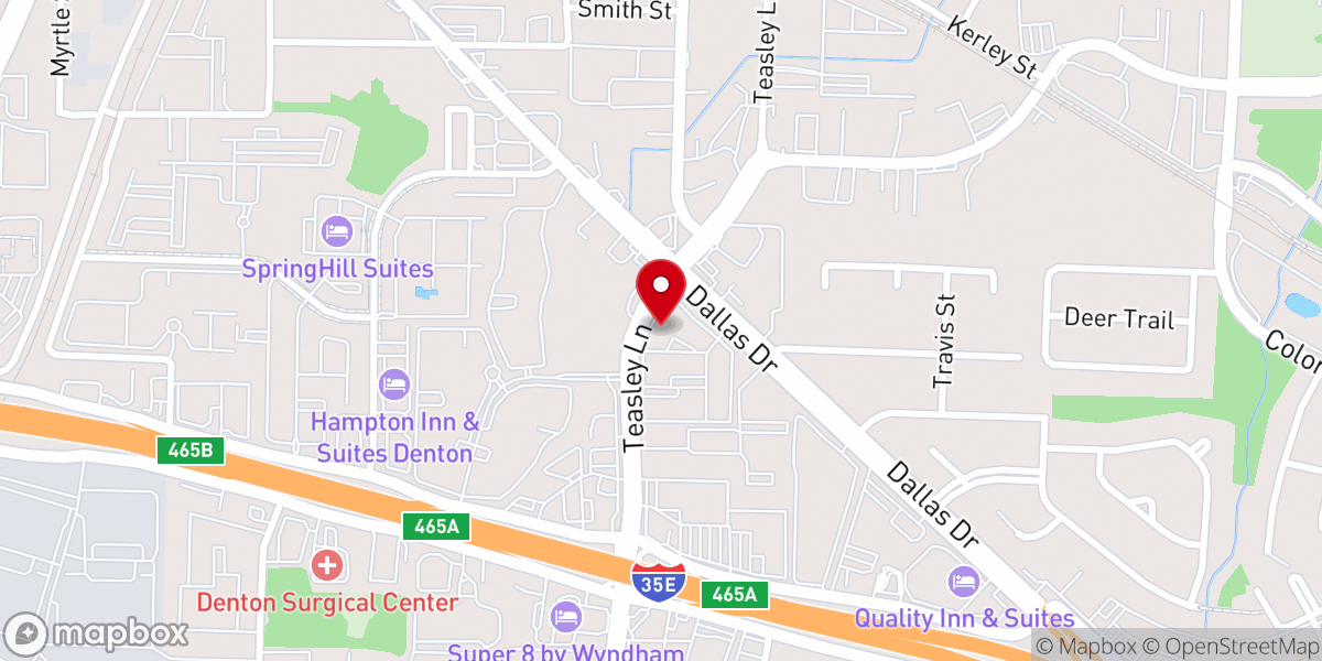 Map showing location of Cross Church