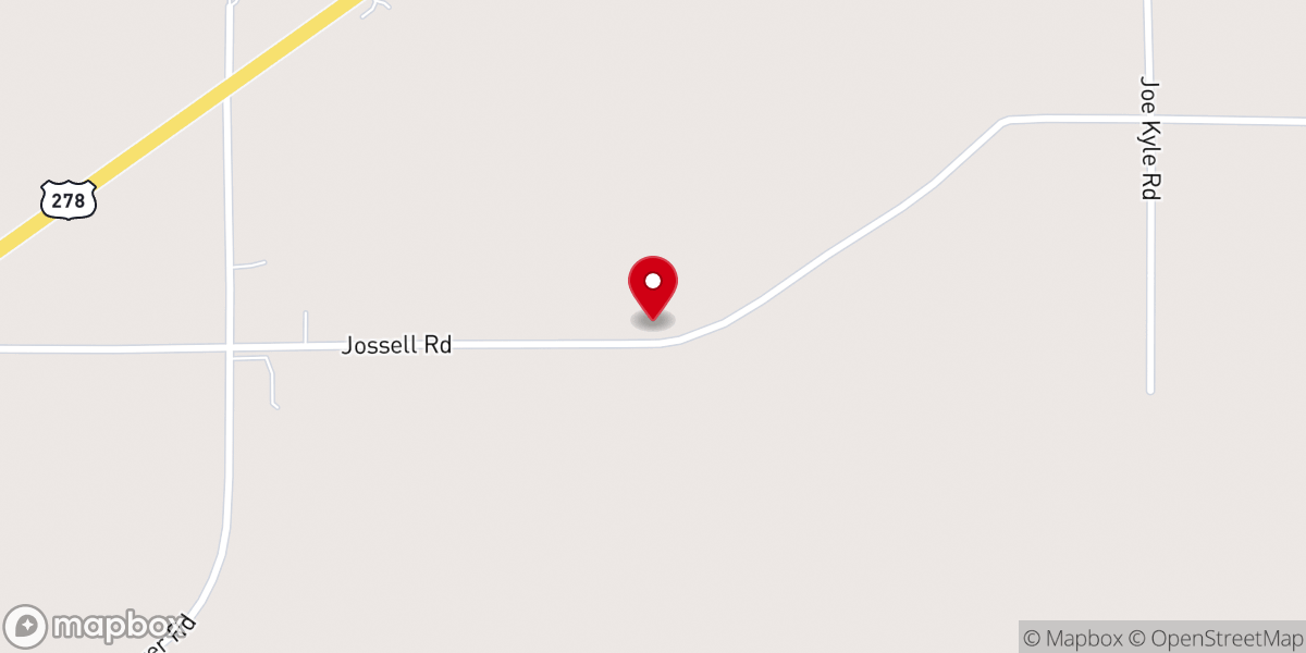 Map showing location of Pilgrims Rest Church