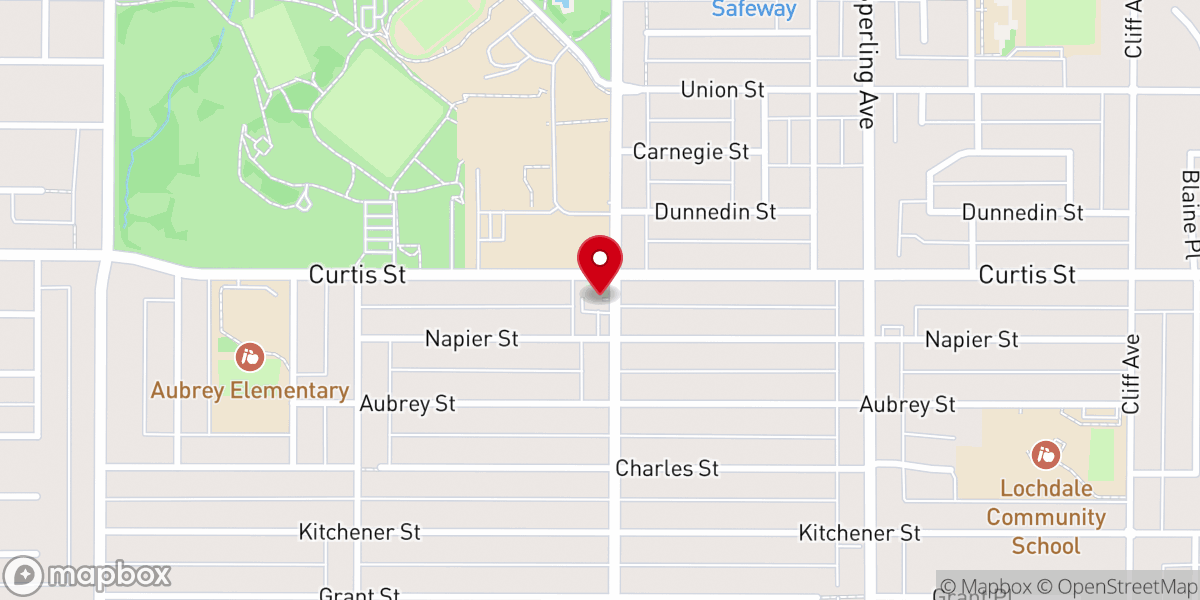 Map showing location of Korean Baptist Church of Vancouver