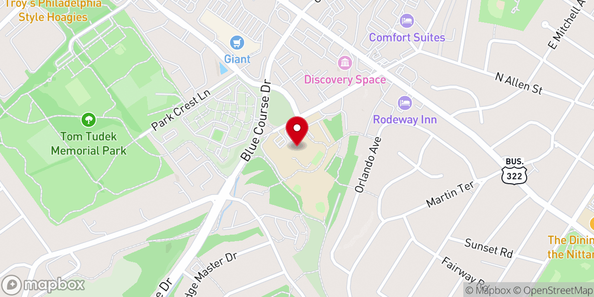 Map showing location of The Fields Church