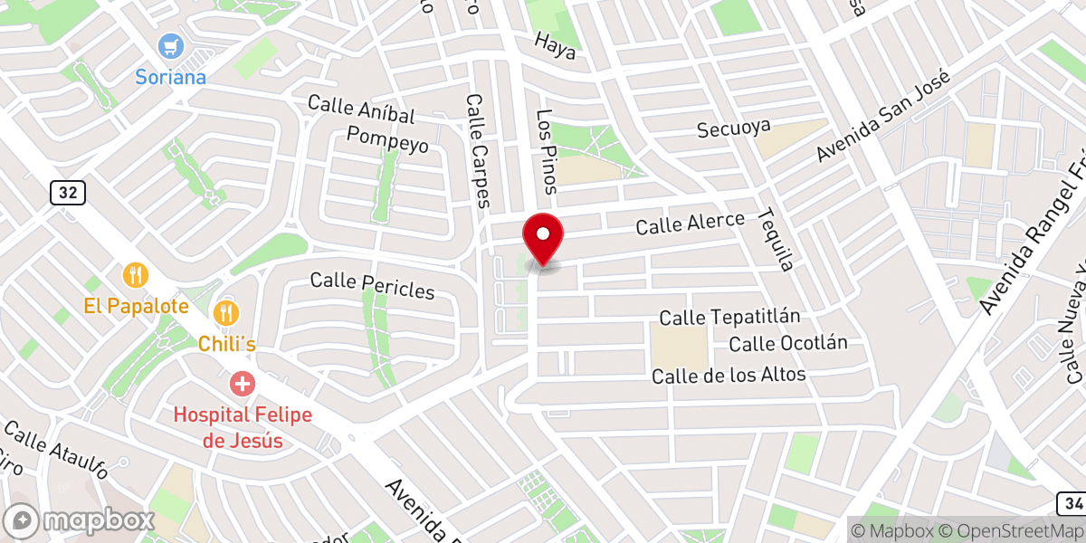 Map showing location of Castillo del Rey Cumbres