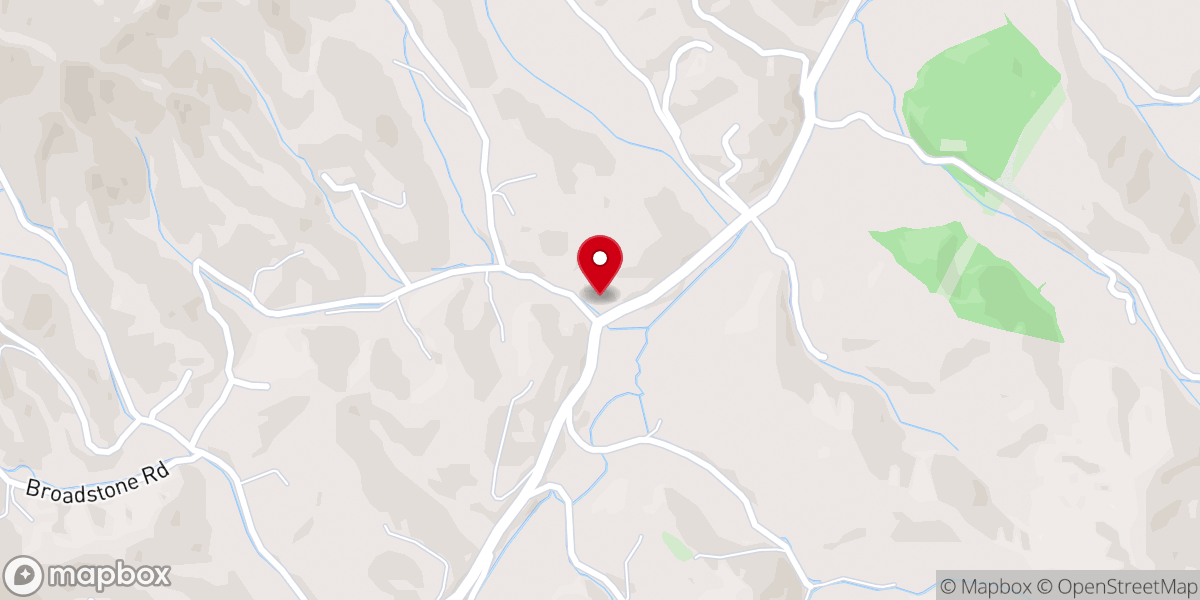 Map showing location of Jacks Creek Church