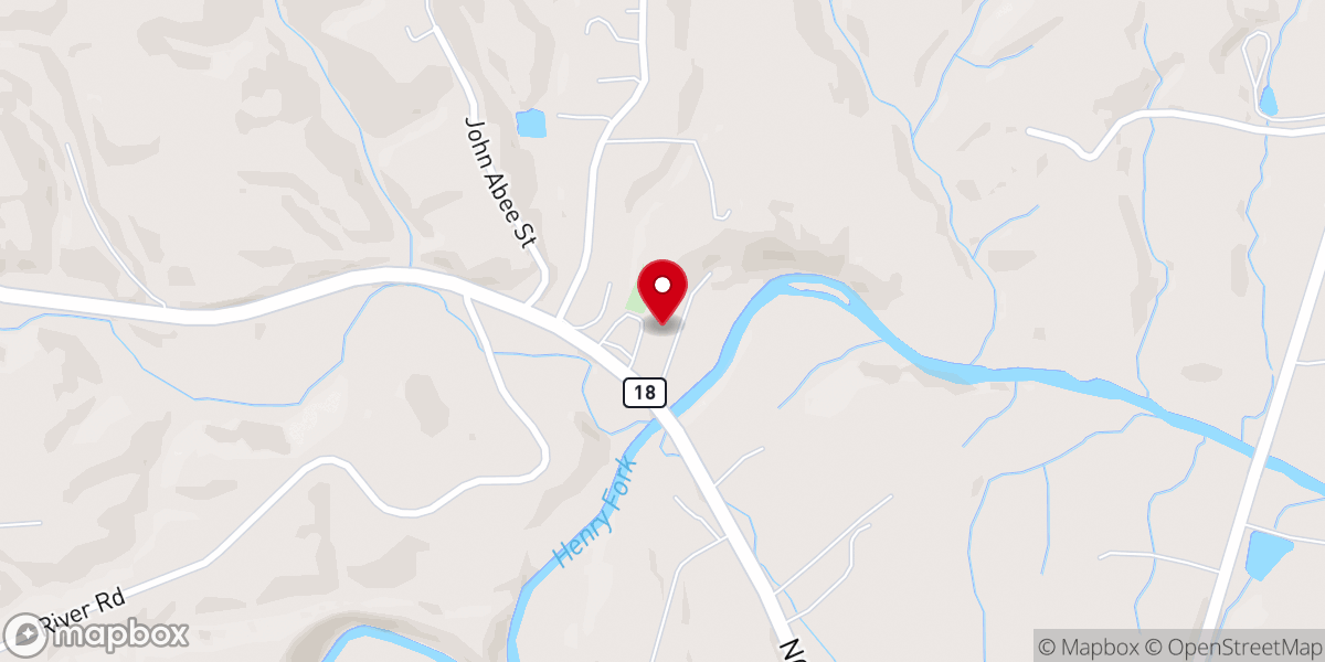 Map showing location of Smart's Grove Baptist Church