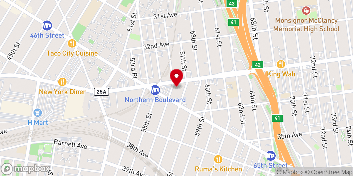 Map showing location of Paragon Acura