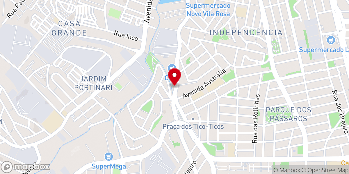 Map showing location of Igreja Evangélica Pentecostal Tabernáculo de Cristo