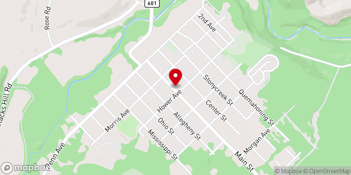 Map showing location of Boswell Area Historical Society