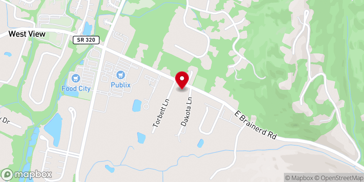 Map showing location of Pathway Baptist Church