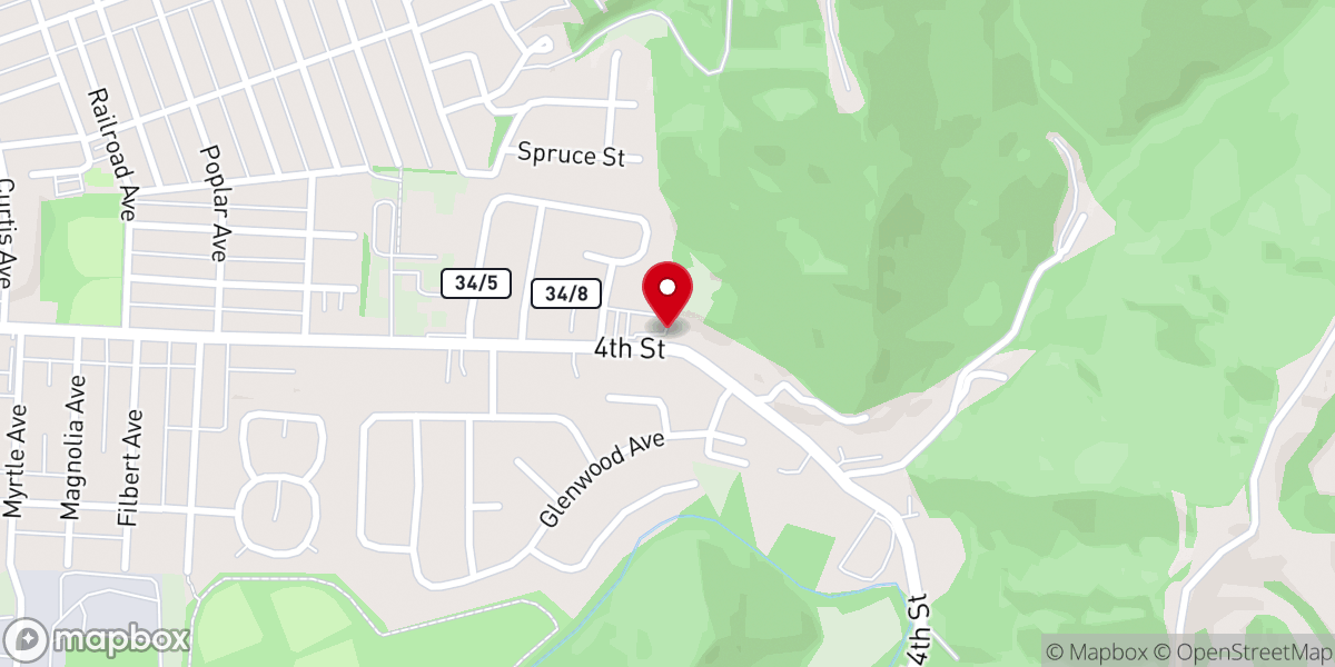 Map showing location of West Virginia School of Preaching