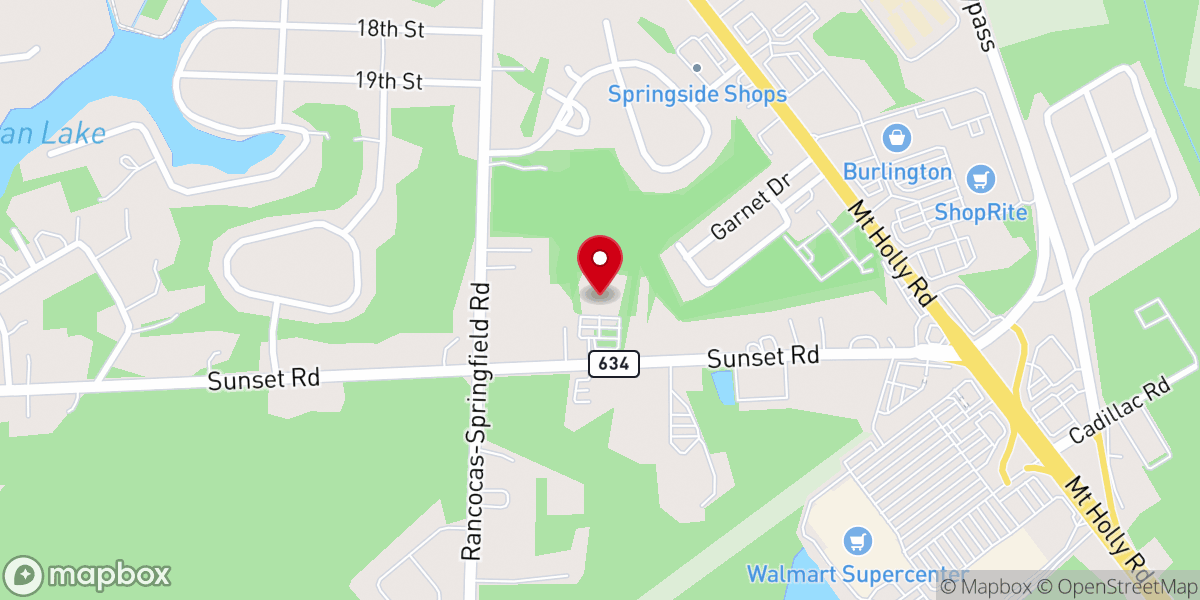 Map showing location of Wesley AME Zion Church