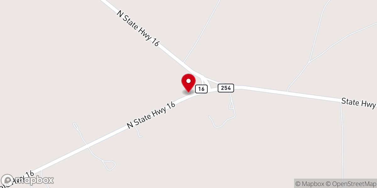 Map showing location of St. Francis of Assisi Catholic Church