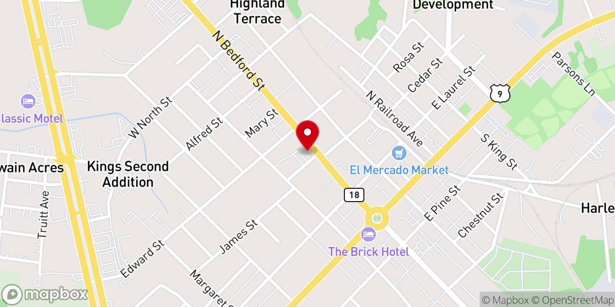 Map showing location of Iglesia Adventista Georgetown Delaware