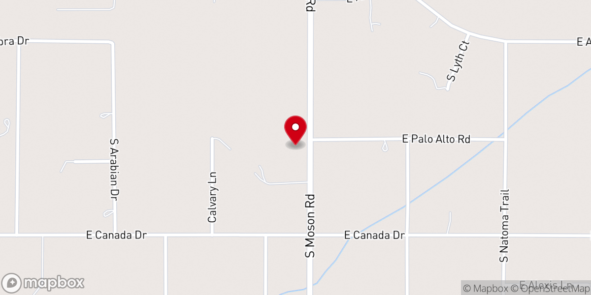 Map showing location of Desert View Congregation